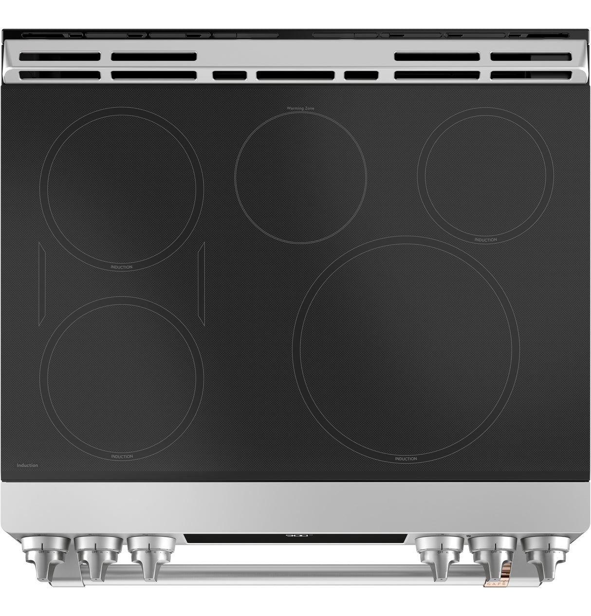 Caf(eback)(TM) 30" Smart Slide-In, Front-Control, Induction and Convection Range with Warming Drawer - (CHS900P2MS1)