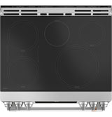 Caf(eback)(TM) 30" Smart Slide-In, Front-Control, Induction and Convection Range with Warming Drawer - (CHS900P2MS1)