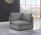 Mackenzie - Corner Chair - Gray