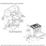 GE(R) 30" Slide-In Front Control Gas Range - (JGSS66EELES)