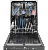 GE(R) ENERGY STAR(R) Fingerprint Resistant Top Control with Stainless Steel Interior Dishwasher with Sanitize Cycle - (GDP670SMVES)