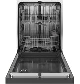 GE(R) ENERGY STAR(R) Front Control with Stainless Steel Interior Dishwasher with Sanitize Cycle - (GDF650SMVES)