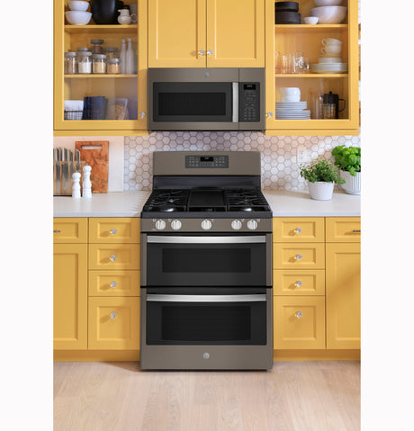 GE(R) 30" Free-Standing Gas Double Oven Convection Range - (JGBS86EPES)