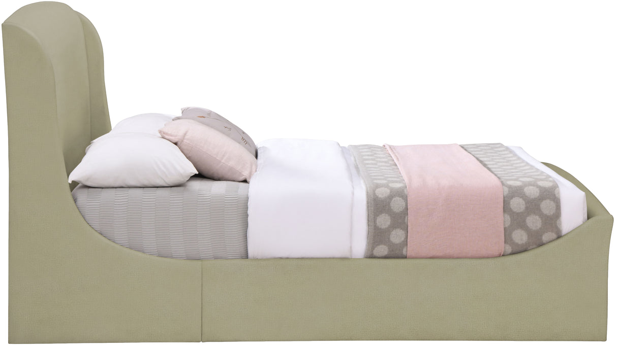 Tess - King Bed - Beige