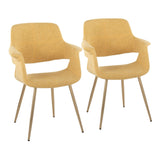 Vintage Flair - Chair (Set of 2) - Gold Legs