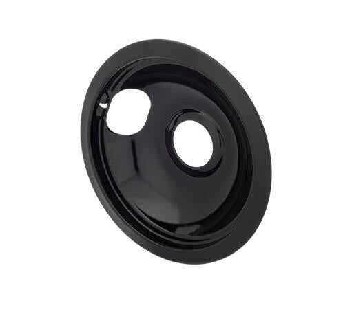 6" Black Porcelain Drip Pan - (MA316222201)