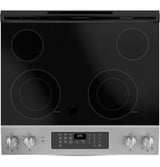 GE(R) 30" Slide-In Electric Range - (JS645SLSS)