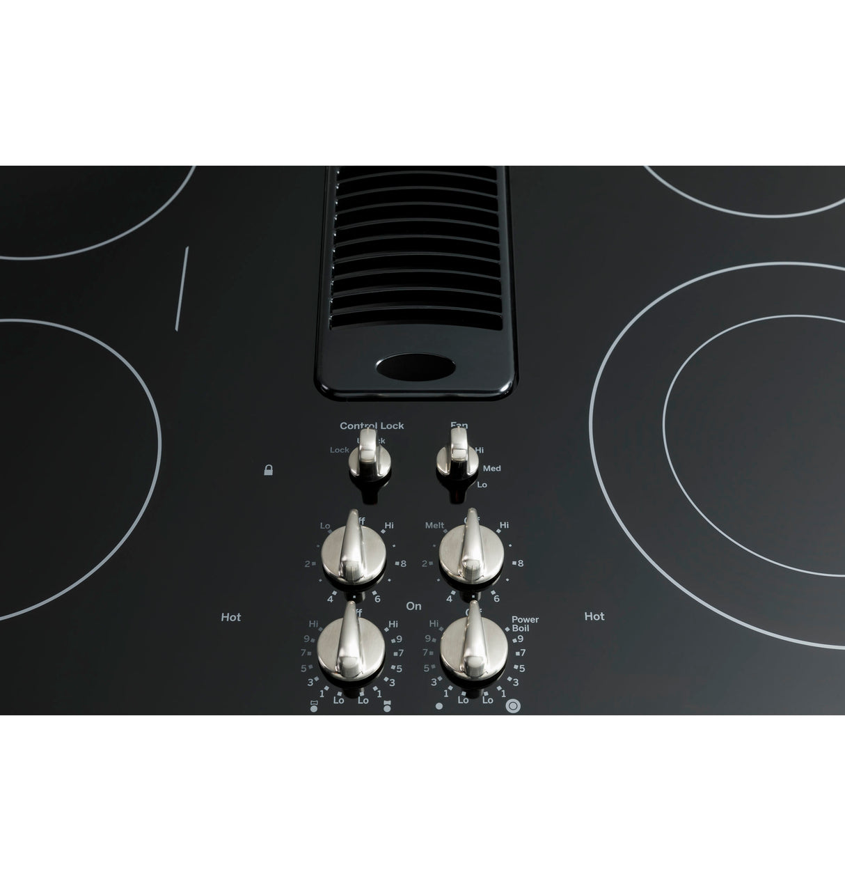 GE Profile(TM) 30" Downdraft Electric Cooktop - (PP9830SRSS)