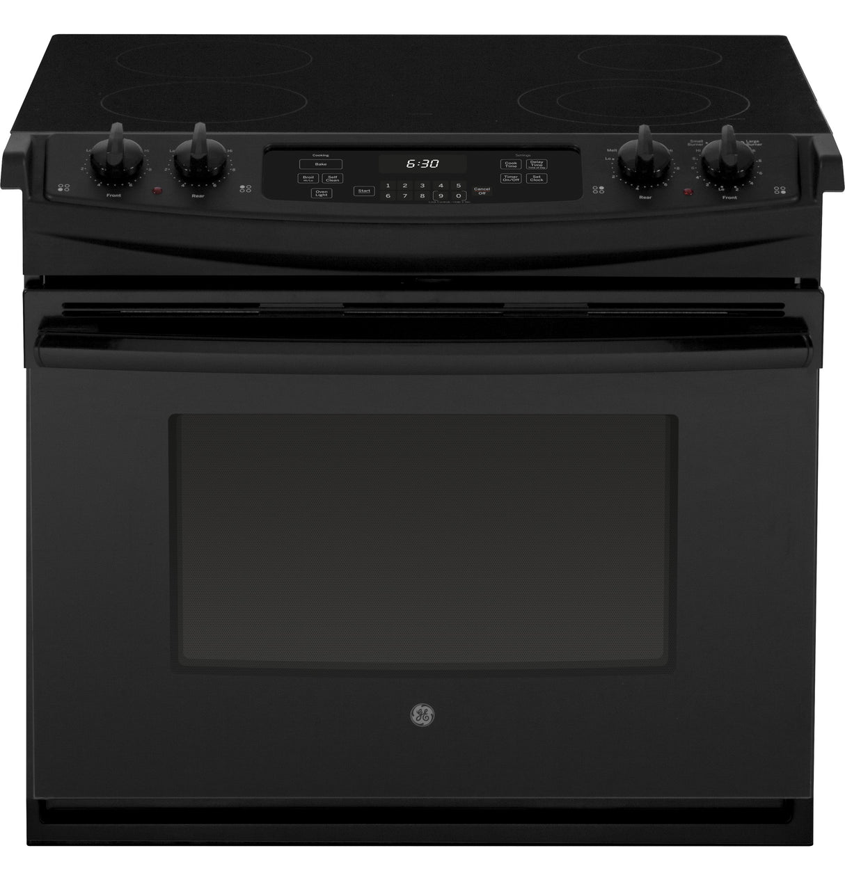 GE(R) 30" Drop-In Electric Range - (JD630DFBB)