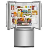 30" Wide French Door Refrigerator With Exterior Water Dispenser- 20 Cubic Feet