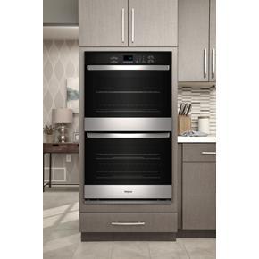 100 Total Cubic Feet Double Self-Cleaning Wall Oven - Stainless Steel