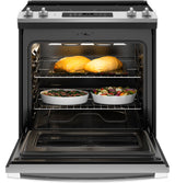 GE(R) 30" Slide-In Electric Range - (JS645SLSS)