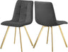 Annie - Dining Chair with Gold Legs (Set of 2)