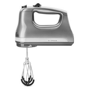 6 Speed Hand Mixer With Flex Edge Beaters - Contour Silver