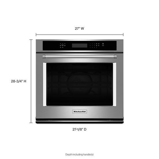 27" Single Wall Oven With Even-Heat True Convection