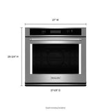 27" Single Wall Oven With Even-Heat True Convection