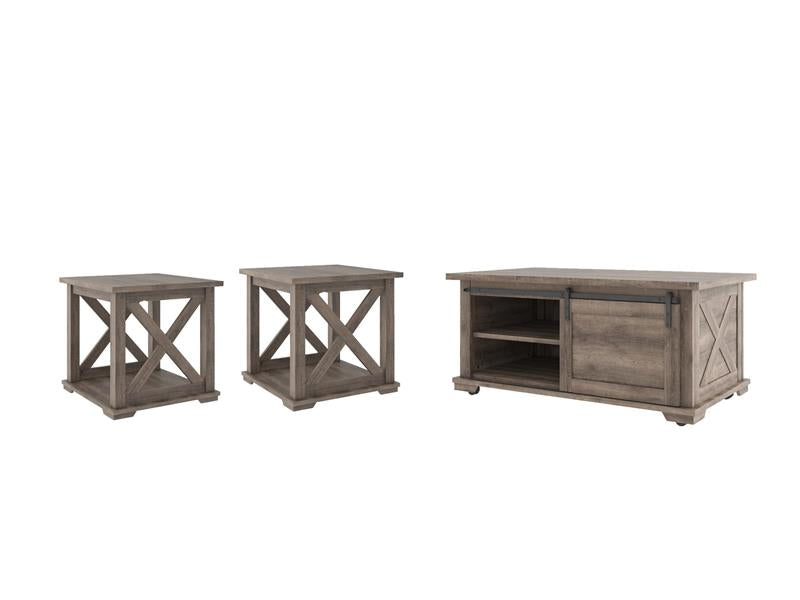 Coffee Table With 2 End Tables - (PKG008959)