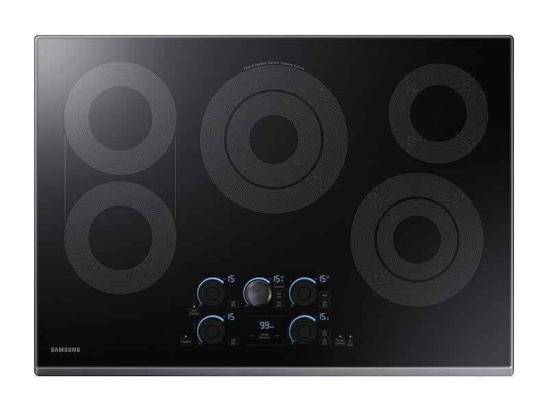 30" Smart Electric Cooktop with Sync Elements in Black Stainless Steel - (NZ30K7570RG)