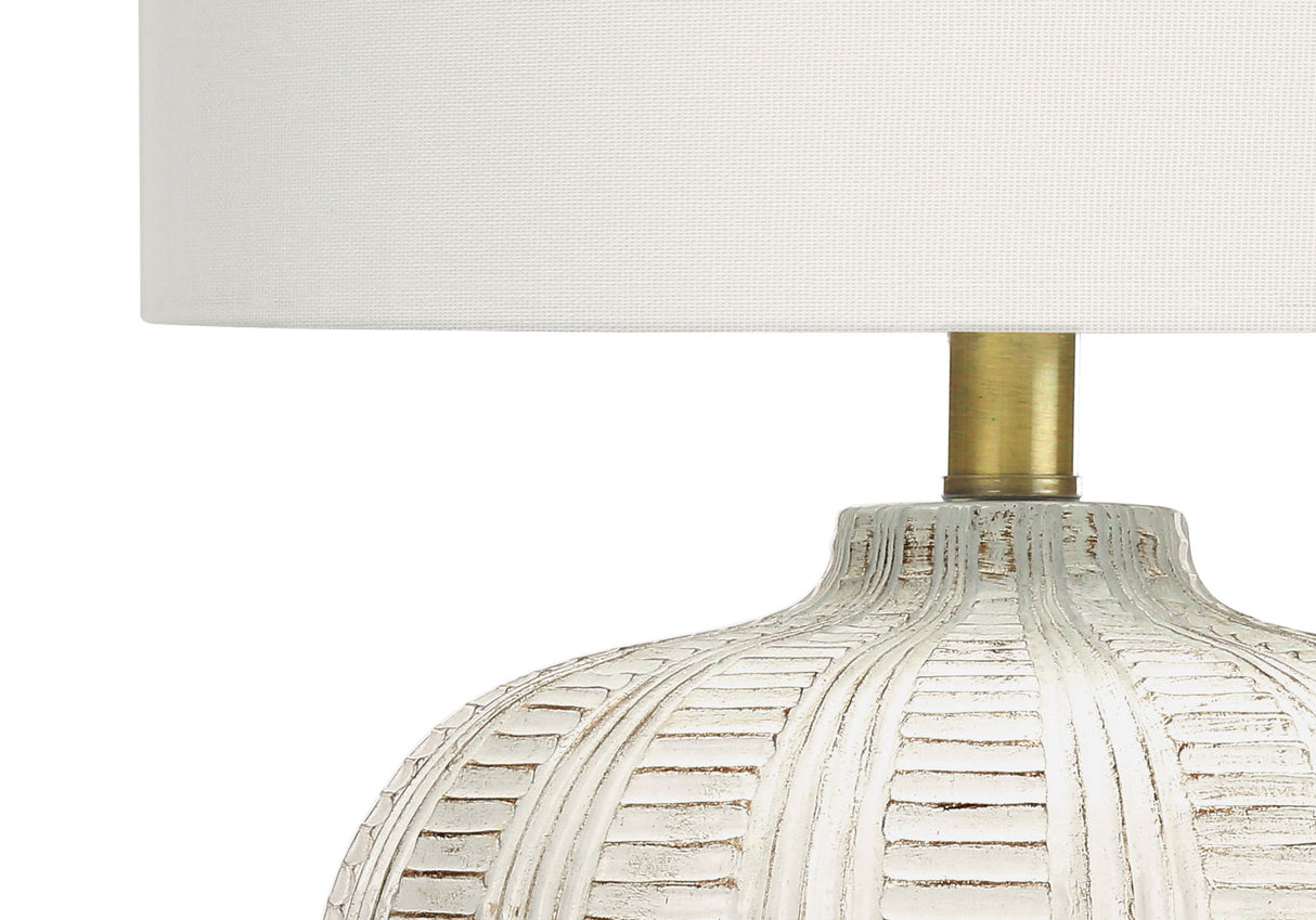 Transitional Lighting, Table Lamp, Resin - Cream