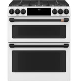 Caf(eback)(TM) 30" Smart Slide-In, Front-Control, Dual-Fuel, Double-Oven Range with Convection - (C2S950P4MW2)