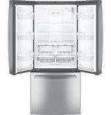 GE(R) ENERGY STAR(R) 20.8 Cu. Ft. French-Door Refrigerator - (GNE21FYKFS)