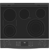 GE Profile(TM) 30" Smart Slide-In Electric Double Oven Convection Fingerprint Resistant Range - (PS960YPFS)