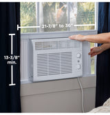 GE(R) 5,000 BTU Mechanical Window Air Conditioner for Small Rooms up to 150 sq ft. - (AHV05LZ)