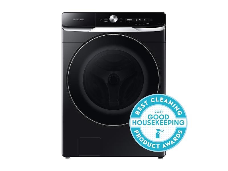 5.0 cu. ft. Extra-Large Capacity Smart Dial Front Load Washer with OptiWash(TM) in Brushed Black - (WF50A8800AV)