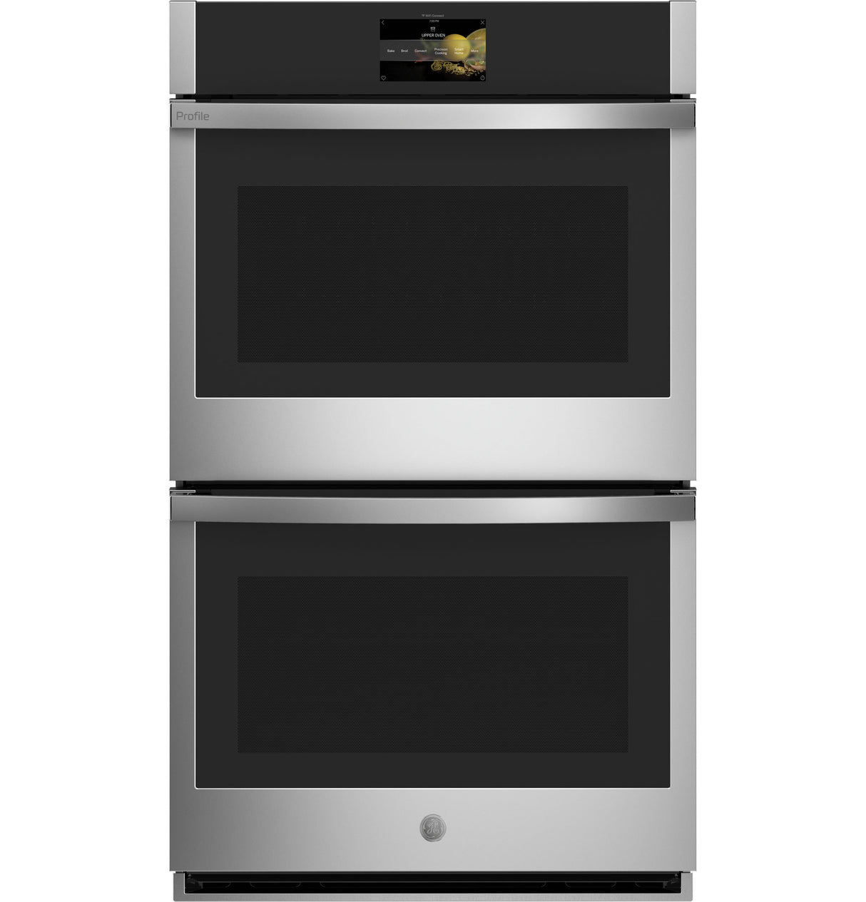 GE Profile(TM) 30" Smart Built-In Convection Double Wall Oven with In-Oven Camera and No Preheat Air Fry - (PTD9000SNSS)