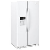 36" Wide Side-By-Side Refrigerator - 25 Cubic Feet - White