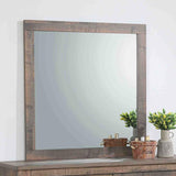 Frederick - Dresser Mirror - Weathered Oak