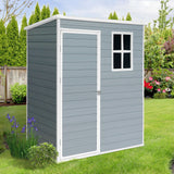 Outdoor Storage Shed Kit Perfect To Store Patio Furniture