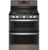 GE(R) 30" Free-Standing Gas Double Oven Convection Range - (JGBS86EPES)