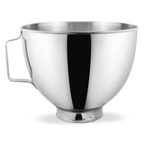 4.5 Quart Polished Stainless Steel Bowl With Handle