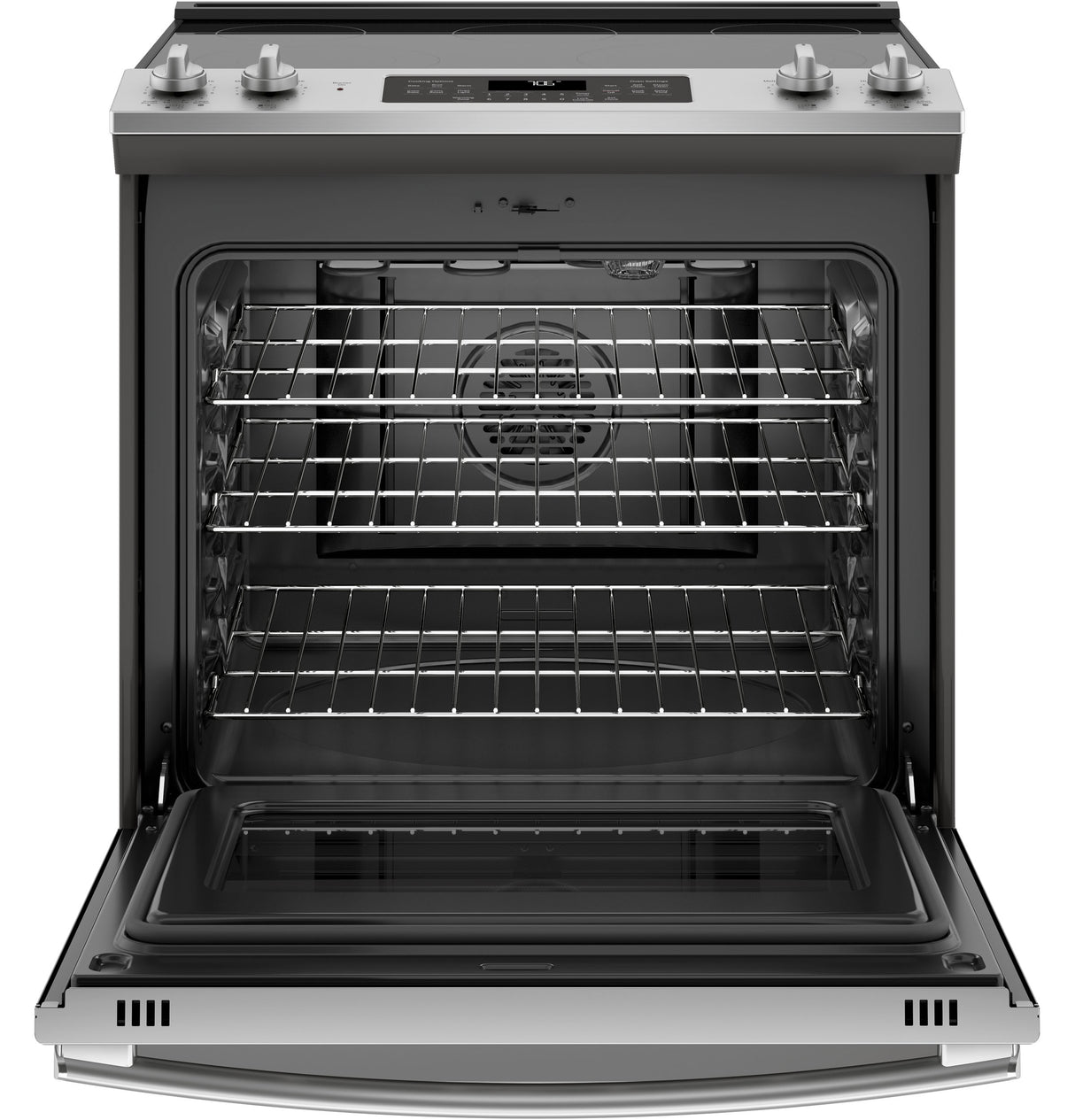 GE(R) 30" Slide-In Electric Convection Range - (JS760SLSS)