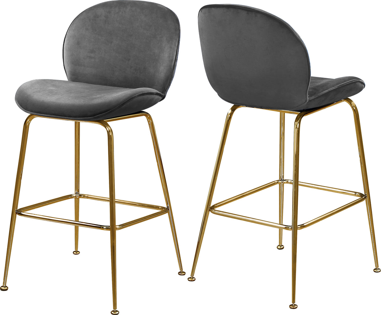 Paris - Stool with Gold Legs (Set of 2)