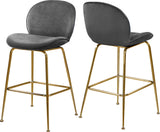 Paris - Stool with Gold Legs (Set of 2)