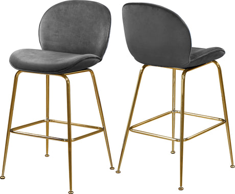 Paris - Stool with Gold Legs (Set of 2)