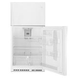 33" Wide Top Freezer Refrigerator - 21 Cubic Feet - White - 66,25" Height