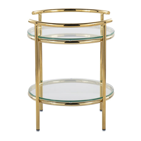 Rhonda - Side Table - Gold