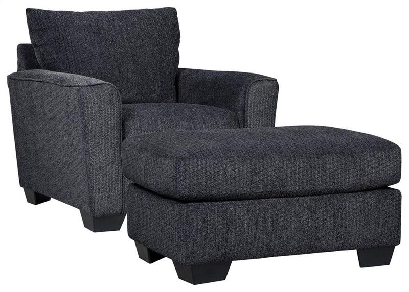 Chair and Ottoman - (PKG001488)