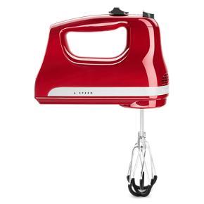 6 Speed Hand Mixer With Flex Edge Beaters - Contour Silver