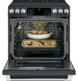 Caf(eback)(TM) 30" Smart Slide-In, Front-Control, Radiant and Convection Range - (CES700P3MD1)