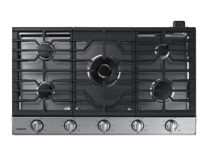 36" Smart Gas Cooktop with 22K BTU Dual Power Burner in Stainless Steel - (NA36N7755TS)