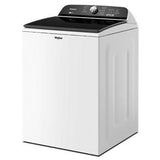 52–53 Cubic Feet Whirlpool Top Load Washer With Removable Agitator - White