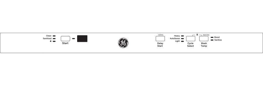 GE(R) ENERGY STAR(R) ADA Compliant Stainless Steel Interior Dishwasher with Sanitize Cycle - (GDT226SILII)