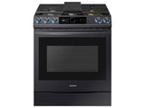 6.0 cu ft. Smart Slide-in Gas Range with Smart Dial & Air Fry in Black Stainless Steel - (NX60T8711SG)