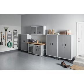 Ready-to-Assemble 3/4-Door Modular GearBox - Gray Slate