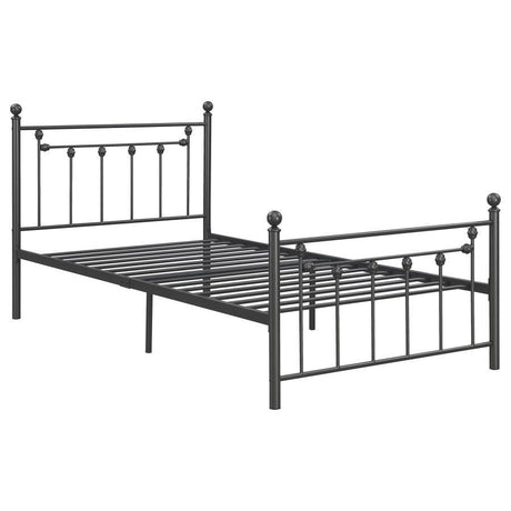 Canon - Metal Slatted Headboard Platform Bed