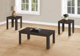 Table Set, Coffee, End, Side, Accent For Living Room, Transitional (Set of 3) - Oak